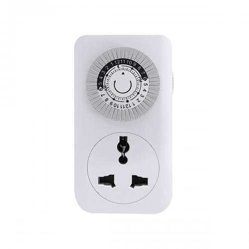 MT01A-UN 24H Outlet Mechanical Timer UK Standard (Type G) to Universal Outlet